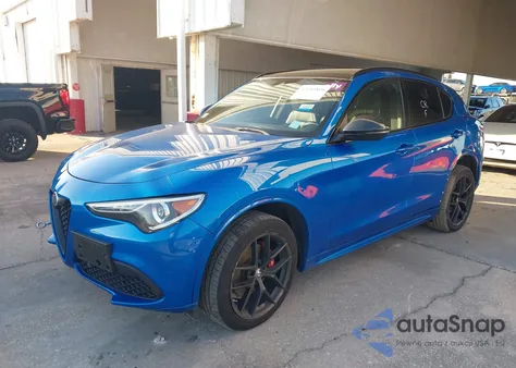 2020 Alfa Romeo Stelvio Ti Sport Awd из США, поврежденный, VIN ZASPAKBNXL7C76446